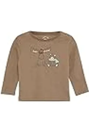 QS by s.Oliver 2157010 Camiseta de Manga Larga con Estampado, , 92 para Niños