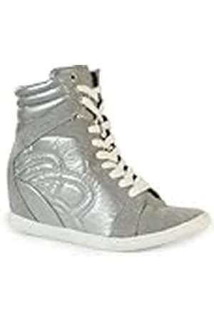 Pieces® Christina Wedge Sneaker 10-1 Silver 17044803 - Zapatillas de Deporte para Mujer, Color , Talla 36