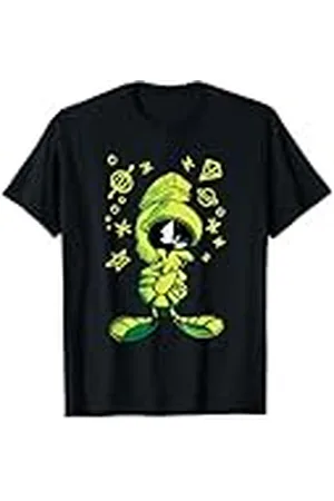 LOONEY TUNES Marvin Martian Green Stars Camiseta