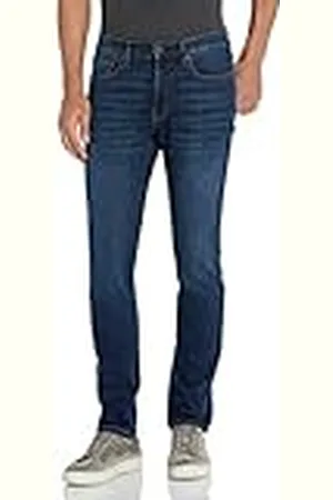 Amazon Pantalón Vaquero Elástico de Ajuste Ceñido Hombre, , 38W / 29L