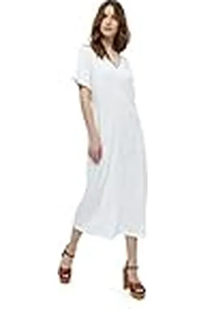 DESIRES Dina Gots - Vestido de Manga Corta A Media Pantorrilla para Mujer, , XXL