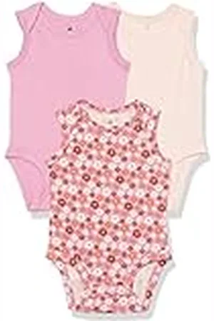 Amazon Body sin Mangas de Punto elástico de algodón (Anteriormente Amazon Aware) Unisex Bebés, Pack de 3, , Prematuro