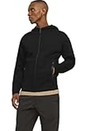 JACK & JONES Zip Hoodie Plain Zip Hoodie Black XL Black XL