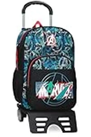 Marvel Joumma Shield Mochila Escolar con Carro 30x38x12 cms Poliéster 13,68L