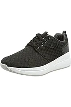 Lotto Day+ Quadra AMF W, Zapatillas de Deporte Mujer, Negro (Blk 020), 38.5 EU