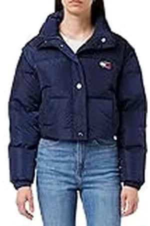 Tommy Hilfiger Tjw Badge Crop Vest Down Puffer DW0DW14301 Chaquetas Acolchadas, , L para Mujer