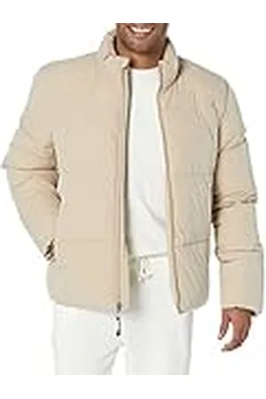Amazon Abrigo Acolchado y Grueso con Cuello Redondo (Disponible en Tallas Grandes y Largos Especiales) Hombre, , XXL