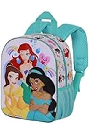Disney Princesas Rainbows-Mochila 3D Elite, Multicolor, 25 x 30 cm, Capacidad 7 L