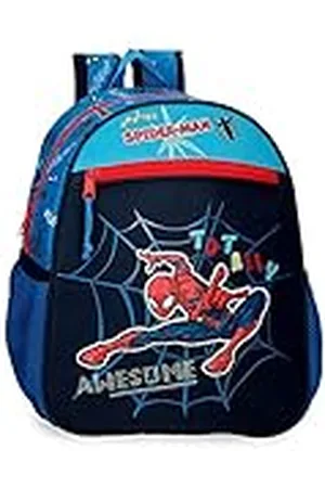 Marvel Spiderman Totally awesome Mochila Escolar Adaptable a Carro 27x33x11 cms Poliéster 9,8L