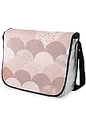 Bonamaison Bolsa de Mensajero con Estampado Digital con Correa Negra para Estudiantes, Bolsa de Cuerpo Cruzado, Bolsa de mensajería, Bolsa de Hombro para niños, niñas, niños, tamaño: 29 x 36 cm