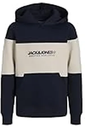 JACK & JONES Jjelegacy Blocking Sweat Hood Jnr Sudadera con Capucha, , 140 para Niños