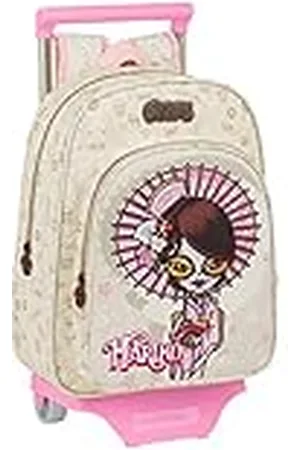 Safta Mochila Infantil de Catrinas Kelly, Elsa y Mariko con Carro 705, 260x110x340mm, , M (M020D)