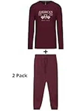 American College Pyjama Polaire Pour Enfant Garçon Juego de Pijama, , 8 años (Pack de 2) para Niños