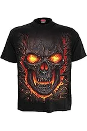Spiral Skull Lava - Camiseta - - S