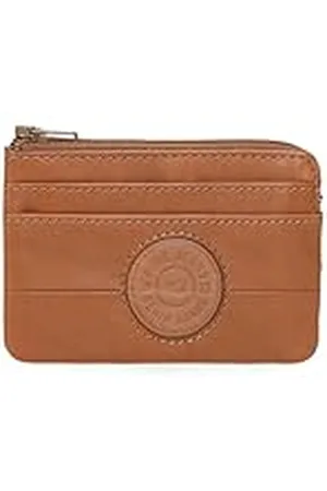Pepe Jeans Cracker Monedero con Tarjetero Beige 11x7x1,5 cms Piel by Joumma Bags