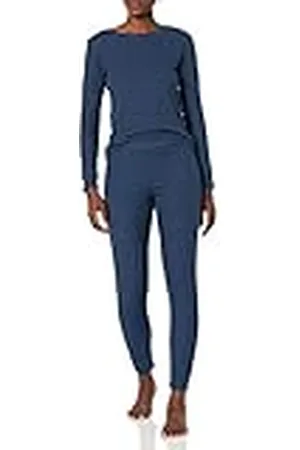 Amazon Conjunto de Pijama Ajustado en Punto gofrado Mujer, , XL