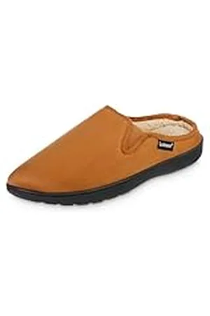 Isotoner Pantuflas de microgamuza con espuma viscoelástica con infusión de gel avanzado para hombre, diseño Vincent Hoodback Eco Comfort, , 9.5-10.5
