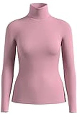 QS by s.Oliver 2158299 Camiseta de Manga Larga con Cuello Alto, , XXL para Mujer