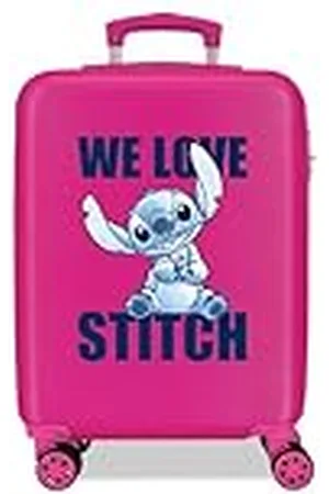 Disney Joumma Stitch Maleta de Cabina Rosa 38x55x20 cms Rígido 2 kgs Cierre de combinación Lateral ABS 2 kgs 35L Equipaje de Mano