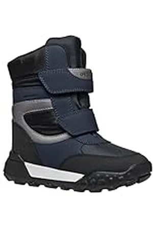 Geox J TREKKYUP Boy B ABX, Bota de Nieve, Navy/Silver, 26 EU