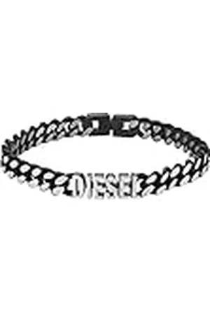 Diesel Pulsera para Hombre de Acero, Longitud: 208mm, Ancho: 7.8mm Plata Pulsera de Acero Inoxidable, DX1386040