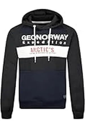 Geographical Norway Gentil Men Sudadera con Capucha, Bleu, L para Hombre