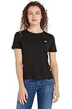 Tommy Hilfiger Tjw Soft Jersey Tee Dw0dw14616 Camisetas de Punto de Manga Corta, , XS Mujer