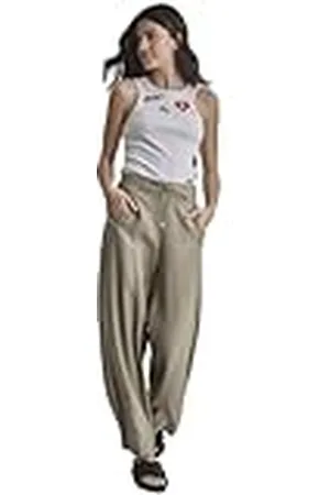 DKNY Pull On Drawstring Pant Pantalones Casuales, , M Mujeres