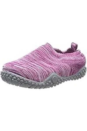 Playshoes Zapatillas de Punto, Pantuflas, Unisex niños, Rosa (Pink 18), 26/27 EU