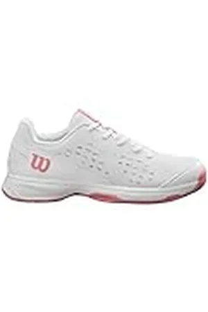 Wilson Rush Pro JR L, Zapatillas de Tenis, White/White/Mauveglow, 28 EU