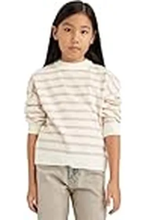 DeFacto Pullis Pullover Mädchen Vielseitige Mädchenbekleidung für Jeden Anlass, Warm und Trendig Blouse, Rosa Claro, 13-14 años para Niñas