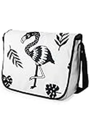 Bonamaison – Bolsas de Mensajero con Pulsera Negra para Estudiantes, Mochilas Escolares para niñas y niños, 29 x 36 cm
