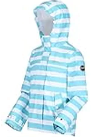 Regatta Bibiana - Chaqueta con Capucha, Impermeable, Completamente Forrada Y con Elementos Reflectantes Jackets Waterproof Shell, Unisex niños, , 9-10