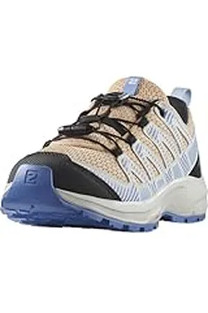 Salomon XA Pro V8 Zapatos unisex para niños de senderismo y carrera, Ajuste preciso, Agarre en todo tipo de terrenos, Look deportivo, Peach Quartz, 33