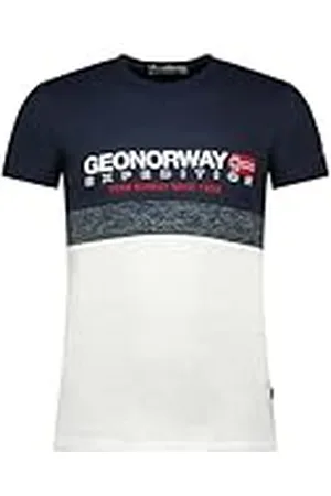 Geographical Norway Jdouble Men Camisetas, Marine, M para Hombre