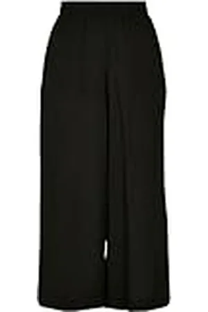 Urban classics Ladies Culotte, Pantalones Casual de Cintura Alta, Pantalón de Pierna Ancha, Corte Suelto para Mujer, , 3XL Grande