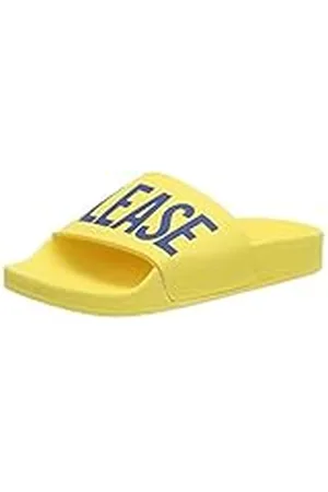 THE WHITE BRAND Beach Please, Sandalias con Punta Abierta Unisex niño, Amarillo (Yellow Yellow), 31 EU