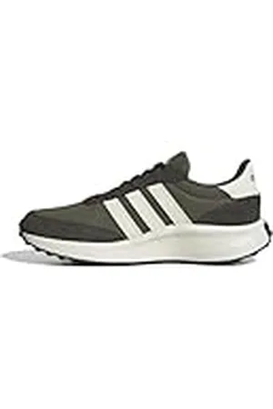adidas Run 70s Shoes, Zapatillas para Correr, Shadow Olive/Off White/Olive strata, 41 1/3 EU