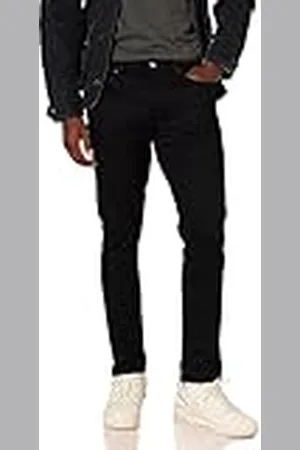 Amazon Pantalón Vaquero Elástico de Ajuste Ceñido Hombre, , 40W / 30L