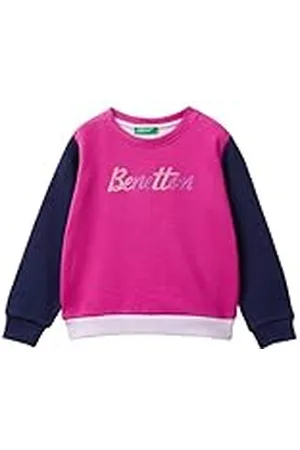 Benetton Maglia G/C M/L 3J70G10F8, Sudadera Niñas, , 18 Meses