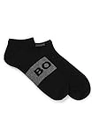HUGO BOSS 2P AS Logo CC Calcetines, Black1, 43-46 (Pack de 2) para Hombre