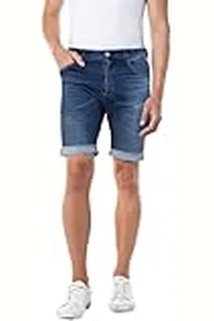 Replay MA981Y RBJ.901 Shorts Power Stretch, Pantalones cortos vaqueros con Power Stretch para hombre, , 29W