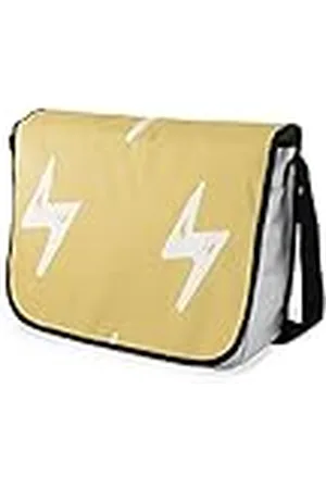 Bonamaison Bolsa de Mensajero con Estampado Digital con Correa Negra para Estudiantes, Bolsa de Cuerpo Cruzado, Bolsa de mensajería, Bolsa de Hombro para niños, niñas, niños, tamaño: 29 x 36 cm