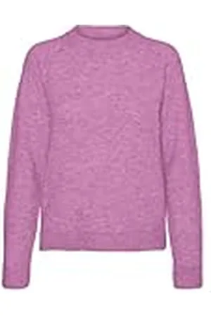 VERO MODA Vmfiluca LS O-Neck Jersey Ga Noos Suéter, Rosa Fucsia, XL para Mujer