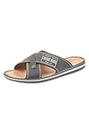 Rieker 21064-01, Mules Hombre, Schwarz (Schwarz/Anthrazit 01), 44 EU