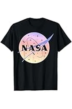 Nasa Camiseta gráfica de color claro pastel con logotipo de la Camiseta