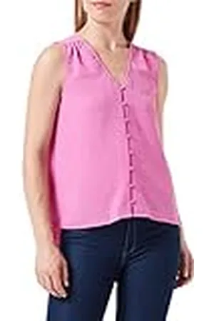ONLY Onlmette SL Button Down Top Wvn Camiseta sin Mangas, , L para Mujer