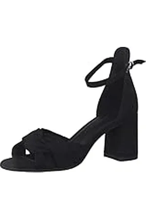 Marco Tozzi 2-2-28322-20, Sandalia con talón para Mujer, (Black), 38 EU