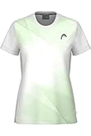 Head Tie-Break T-Shirt Girls Camiseta, Print Vision W/Celery Green, 164 para Niñas