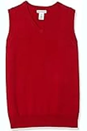 Amazon Chaleco de Cuello en v y Algodón para Uniforme - colores interrumpidos Niño, , 3 años